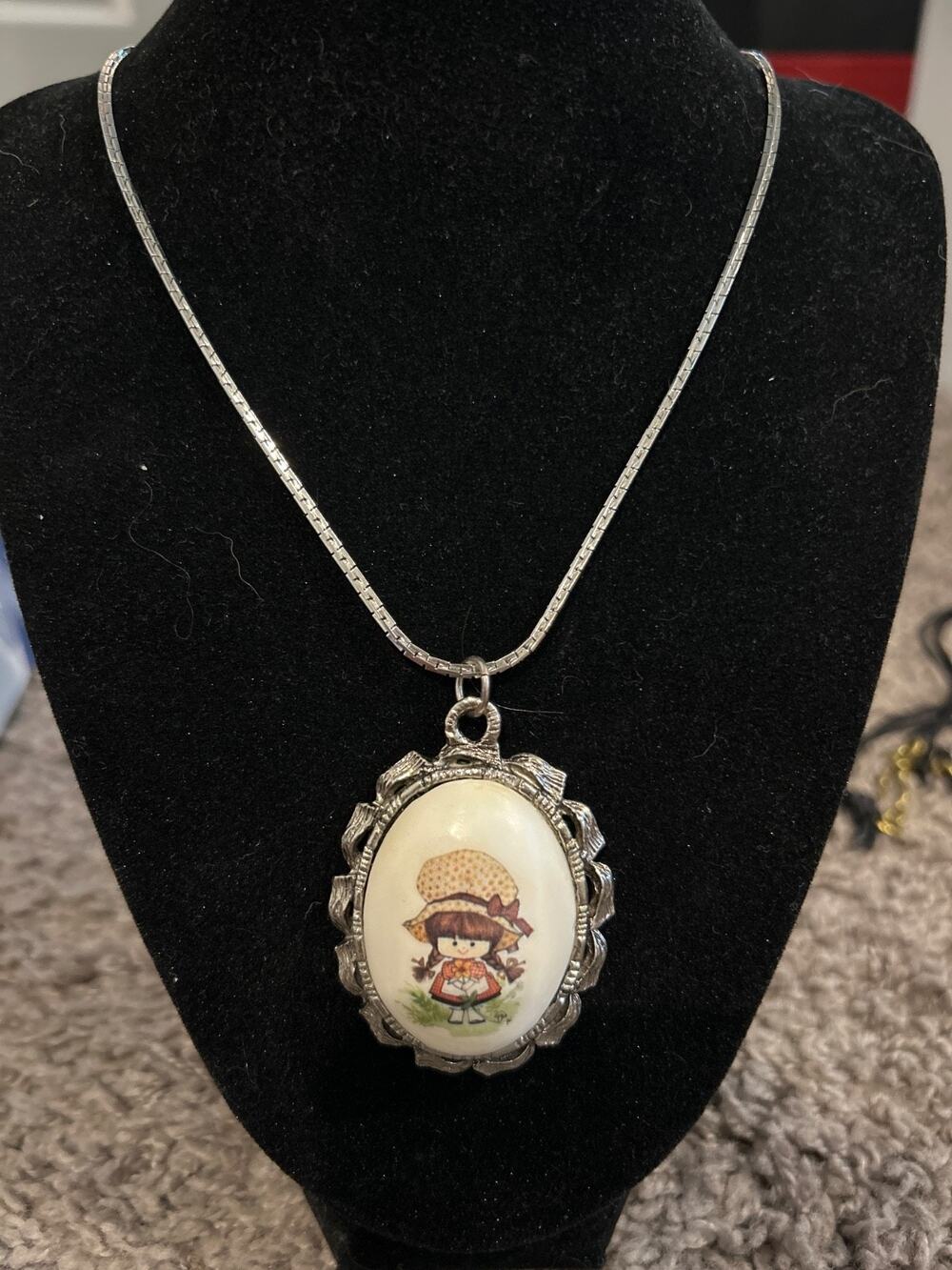 Holly Hobby Cameo Necklace